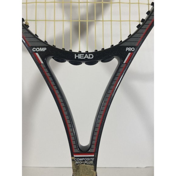 Vintage AMF Head Composite Professional Mid-Plus Tennis Racket 4 1/2 With Cover - Picture 3 of 9